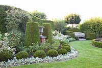 A detailed country house garden 