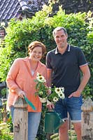 Garden owners, Anja and Carsten Stovermann 