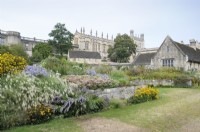 Christ Church College War Memorial Garden from Broad Walk, University of Oxford, UK