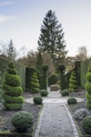 The Herb Garden at York Gate in February