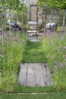The Cotswold Garden at RHS Malvern Spring Festival 2024. Designed by Mark Draper Graduate Gardeners Ltd